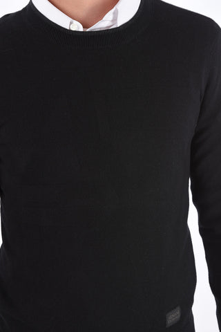 ARMANI EXCHANGE embroidered crewneck sweater