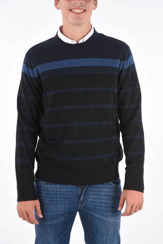 ARMANI EXCHANGE striped crewneck sweater