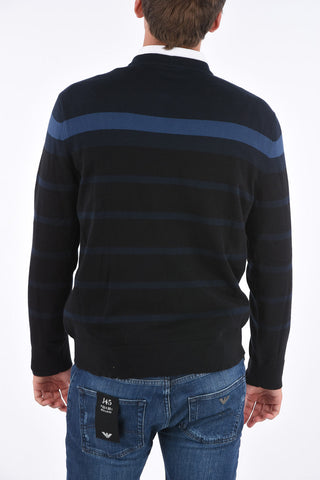 ARMANI EXCHANGE striped crewneck sweater