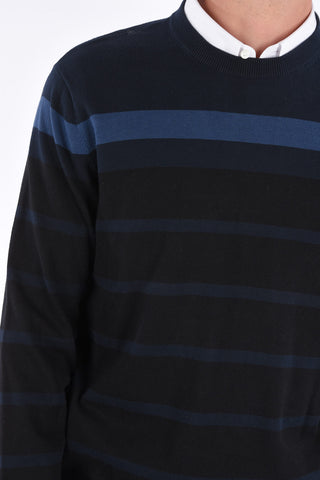ARMANI EXCHANGE striped crewneck sweater