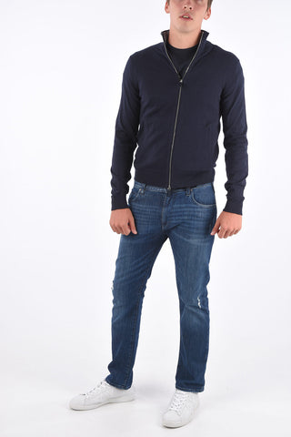 ARMANI EXCHANGE sweatshirt with zip closure
