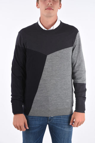 ARMANI EXCHANGE virgin wool crewneck sweater