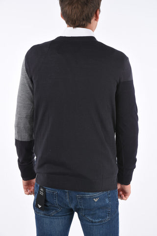 ARMANI EXCHANGE virgin wool crewneck sweater