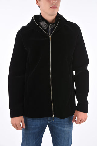 EMPORIO Maxi Embroidered Chenille Coat