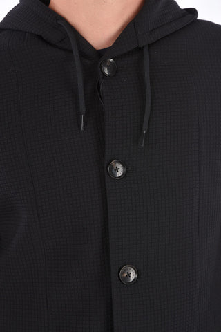 EMPORIO Quilted Hooded Blazer