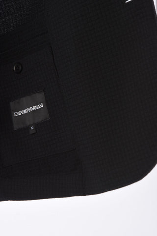 EMPORIO Quilted Hooded Blazer