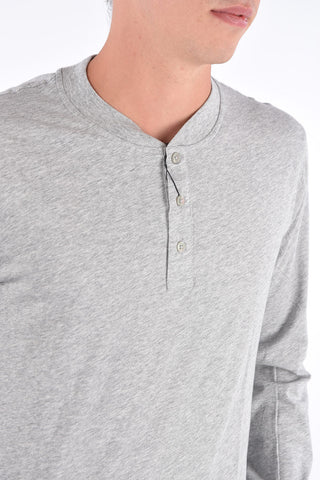 ARMANI EXCHANGE T-shirt henley a manica lunga