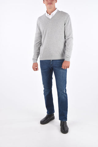 ARMANI EXCHANGE cotton v-neck sweater
