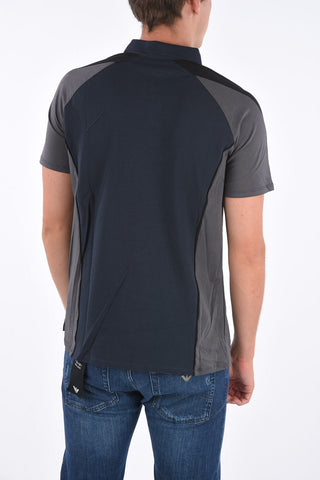 ARMANI EXCHANGE piquè cotton 3 button polo shirt