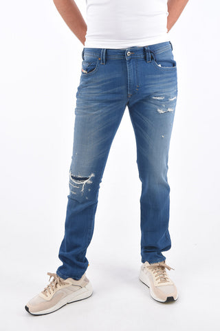 Jogg jeans THAVAR-NE in Denim DIstressed 18cm