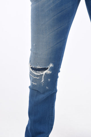 Jogg jeans THAVAR-NE in Denim DIstressed 18cm