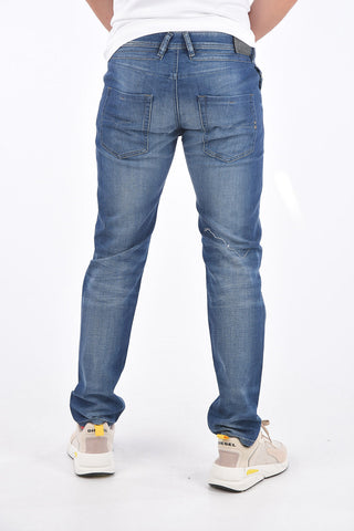 Stonewashed BELTHER-R Slim Fit Jeans 18cm