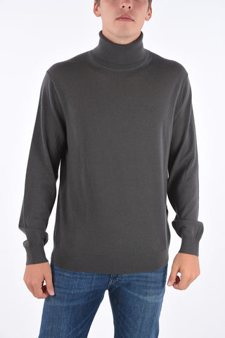ARMANI EXCHANGE maglia a collo alto in lana vergine 
