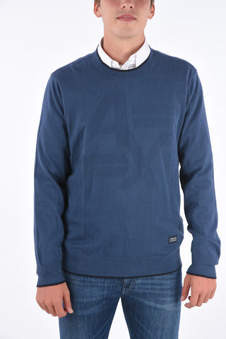 ARMANI EXCHANGE maglia girocollo con ricamo