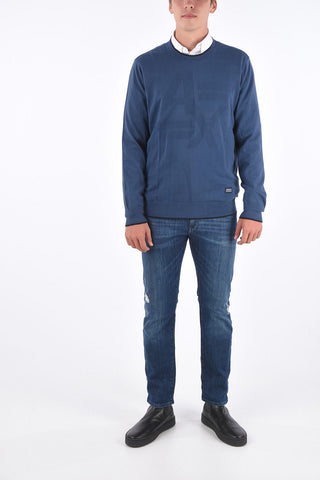 ARMANI EXCHANGE maglia girocollo con ricamo