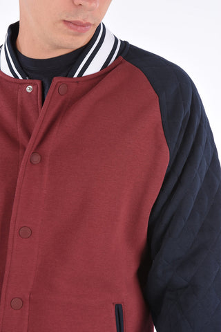 EXCHANGE Quilted Sleeve Two Pocket Bomber