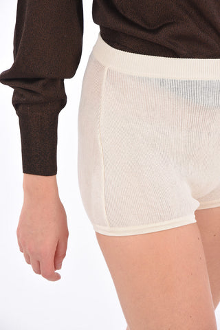 Shorts in Cotone Stretch a Costine