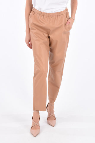 Leather High Waist Pants