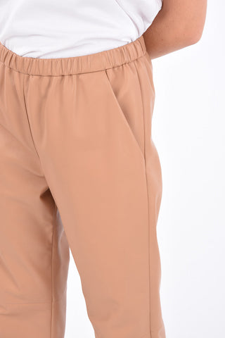Leather High Waist Pants