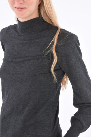 Extrafine Merino Wool Turtle-Neck Sweater