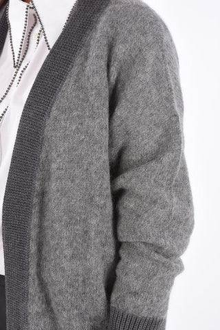 Cardigan Lungo in Lana Merino 