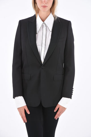 Wool Single Breasted Blazer