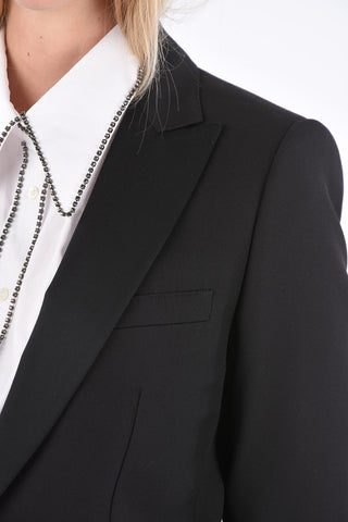 Wool Single Breasted Blazer