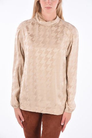 Houndstooth Blouse