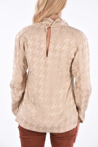 Houndstooth Blouse