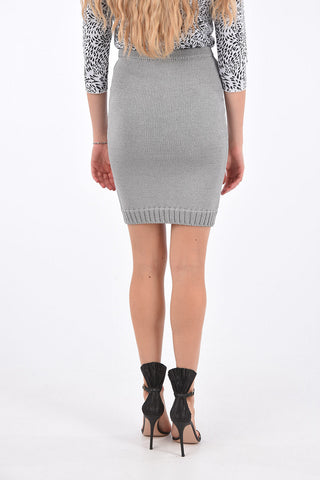 Crochet Kable Knit Pencil Skirt