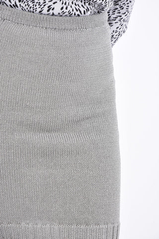 Crochet Kable Knit Pencil Skirt
