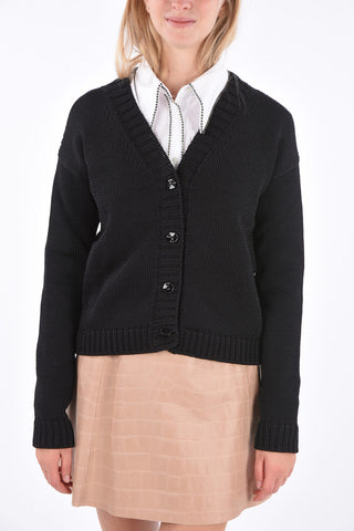 Cardigan Crochet a 4 Bottoni