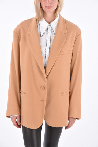 Jetted Pocket Notch Lapel Blazer