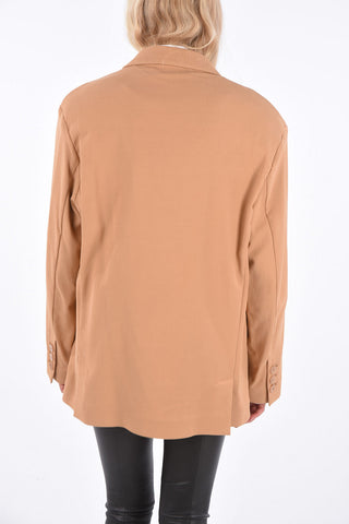 Jetted Pocket Notch Lapel Blazer