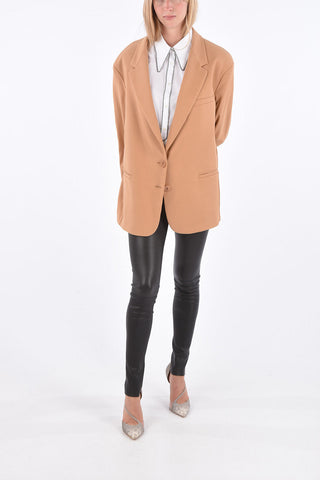 Jetted Pocket Notch Lapel Blazer