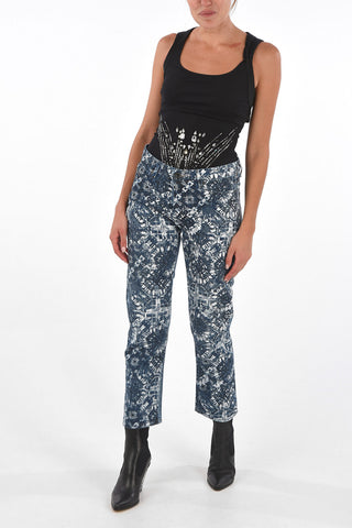 BLACK GOLD Jeans TYPE-1820 Capri Stampati