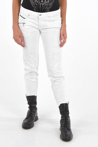 BLACK GOLD Cropped Slim Fit PERTELLI-S Jeans