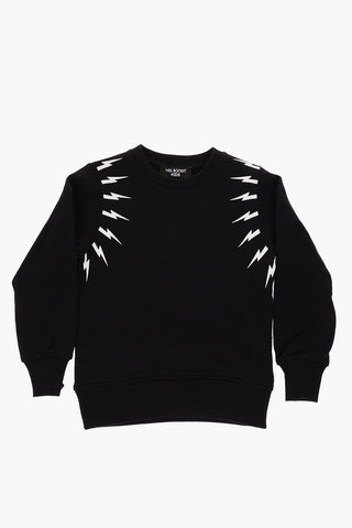 crewneck FAIRISLE THUNDERBOLT sweatshirt