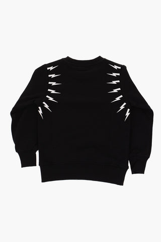 crewneck FAIRISLE THUNDERBOLT sweatshirt