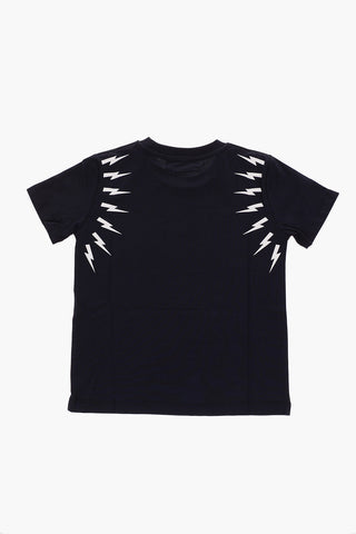 Cotton FAIRISLE THUNDERBOLT T-shirt