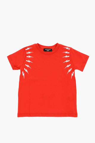 T-shirt FAIRISLE THUNDERBOLT girocollo