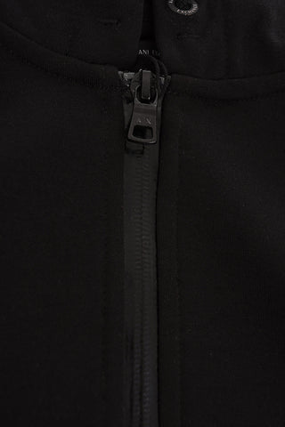 ARMANI EXCHANGE hooded sweatshirt with zip closure
