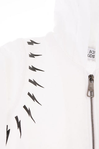 zip closure FAIRISLE THUNDERBOLT sweatshirt