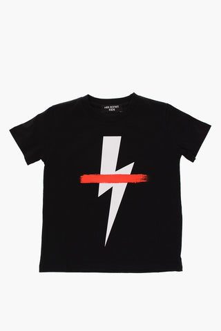 Printed BRUSHED THUNDERBOLT T-shirt