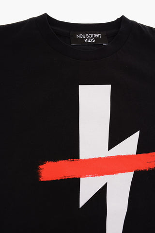 Printed BRUSHED THUNDERBOLT T-shirt