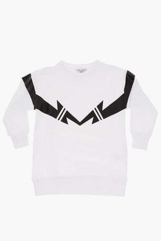 Felpa MIRRORED SPORT THUNDERBOLT girocollo