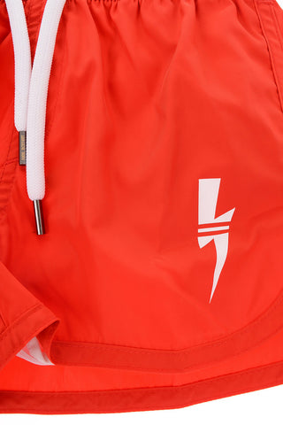 drawstring waist SPORT THUNDERBOLT swim trunks