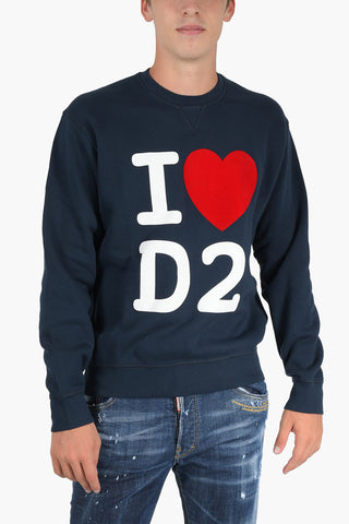 Felpa Girocollo I LOVE D2 Cool Fit