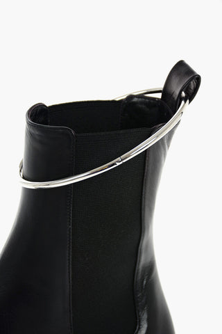 Leather Boots with Anklet