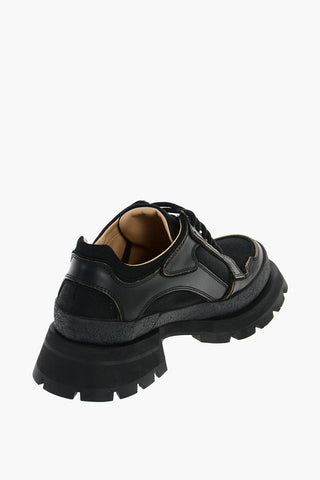 Scarpe Derby in Pelle con Stringhe 